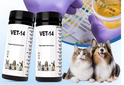 Tiras Reactivas Uroanalisis Veterinario 14 Parametro C 100 Vet14
