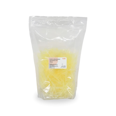 Puntas Amarillas Tipo Gilson 200 uL Bolsa C/1000 Pz PIY105145
