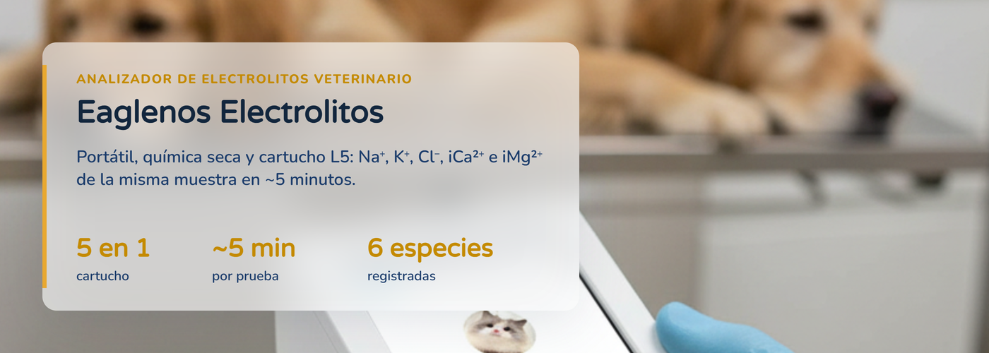 Analizador Electrolítos Séricos Quimica Seca para Veterinaria EagleE5Vet