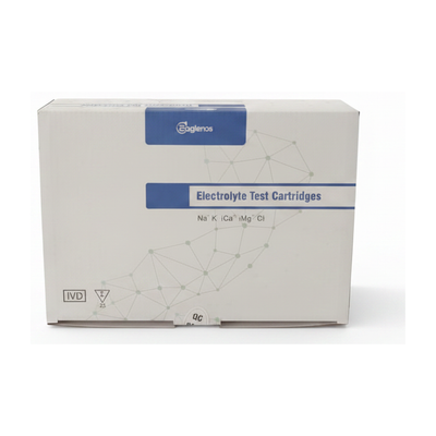 Cartucho Electrolítos Séricos Quimica Seca 25 Cartuchos Card5