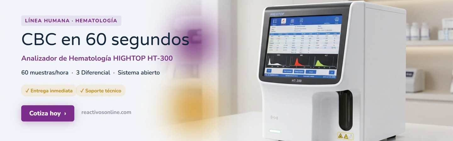 Analizador de Hematología HIGHTOP HT-300