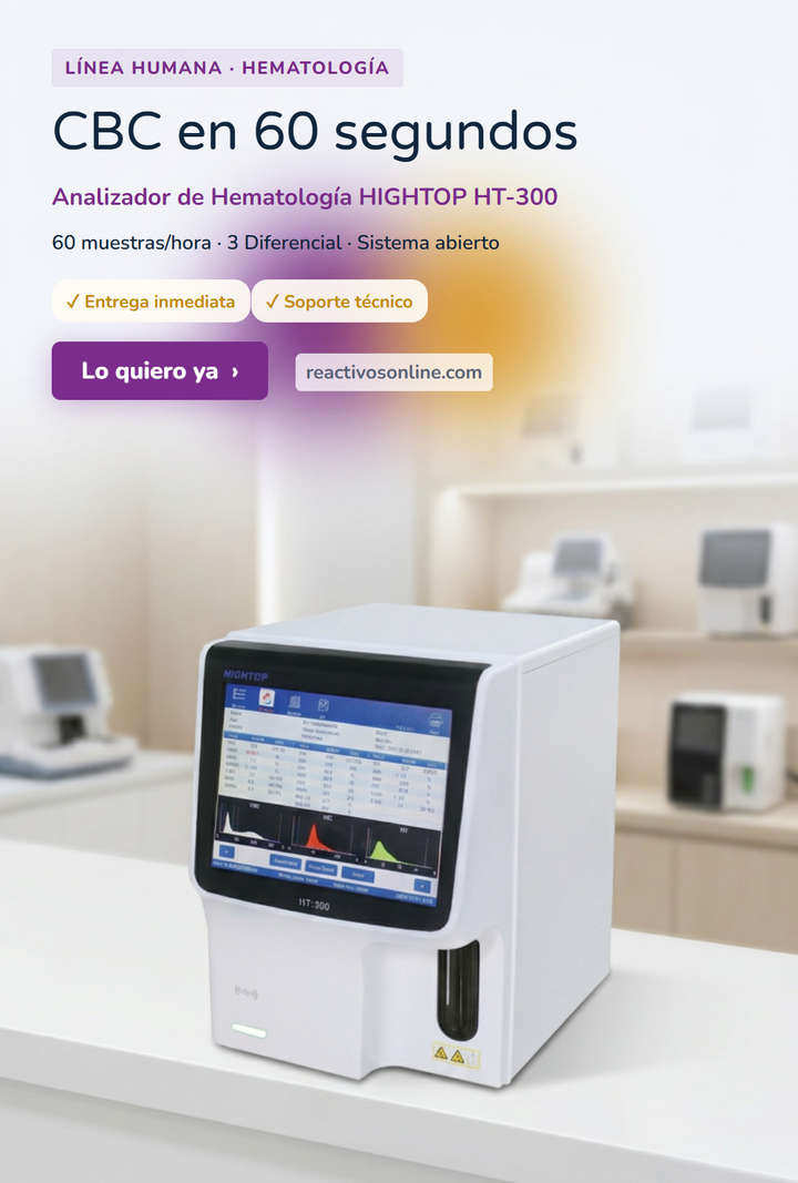 Analizador de Hematología HIGHTOP HT-300