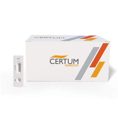 Hepatitis A IgM Ac C/25 Pbs Prueba Rápida Certum IHA-402