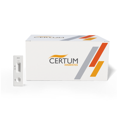 Hepatitis C HCV Ac C/40 Pbs Prueba Rápida Certum IHC-402