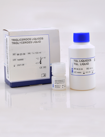 Reactivo Trigliceridos 1 x 100 ml + STD QCA 992330