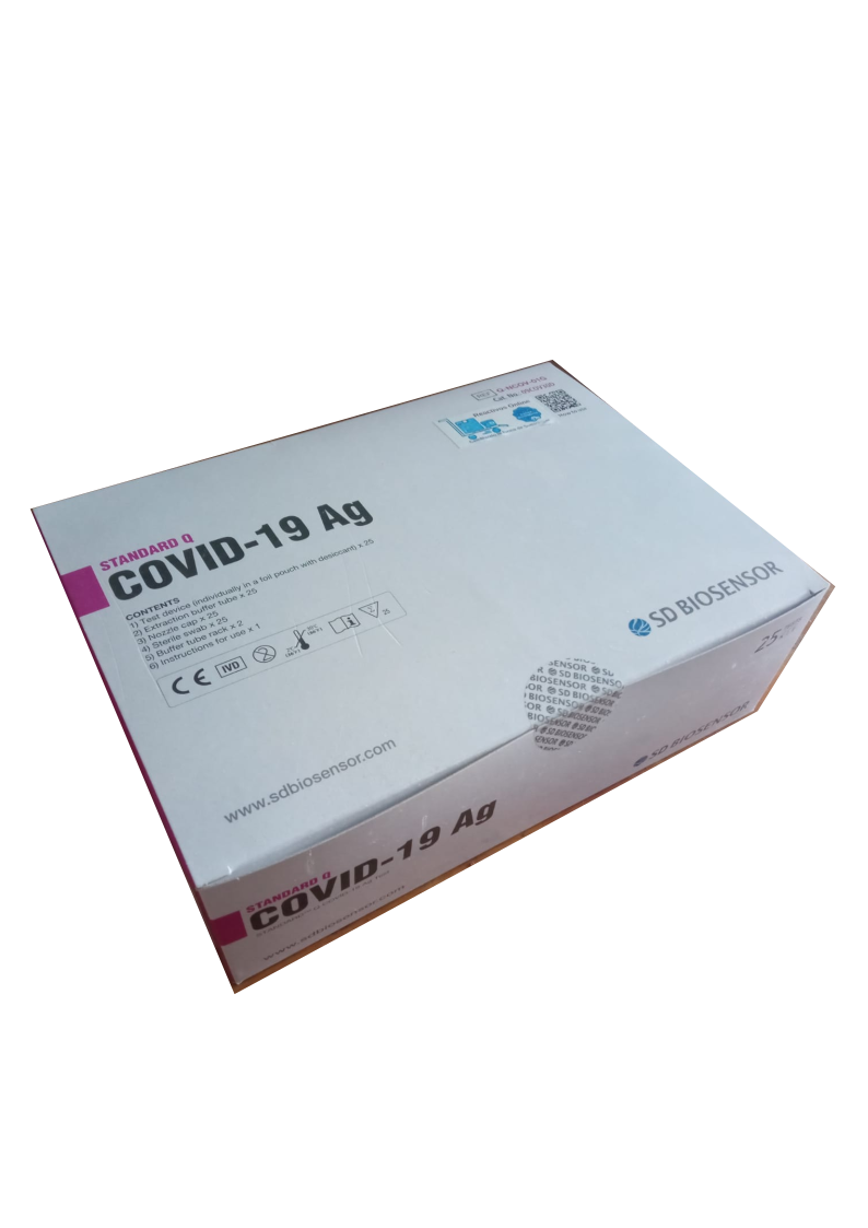 STANDARD Q COVID-19 Ag Test Caja C 25 Pruebas COVID03