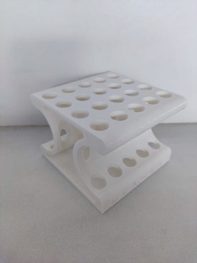 Gradilla para 20 Tubos Impresa en PLA  G00320