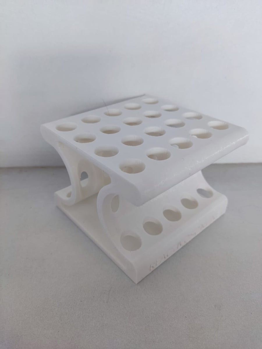 Gradilla para 20 Tubos Impresa en PLA  G00320