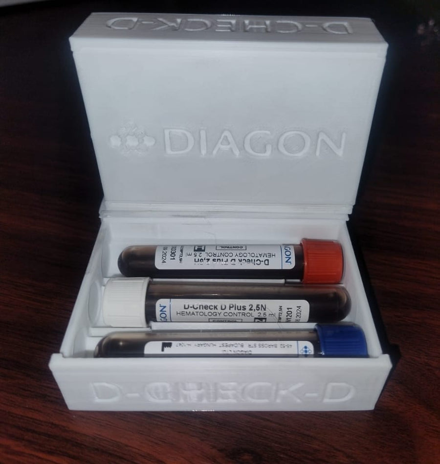Kit de Controles para Hematología Bajo Normal Alto 2.5ml  Aplica solo para Analizadores enlistados   DCHECK-D