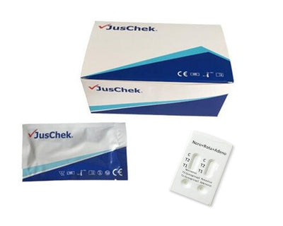 Prueba Rápida Combo Noro/Rota/Adeno C/10 Pz JusChek Heces JC01NRA