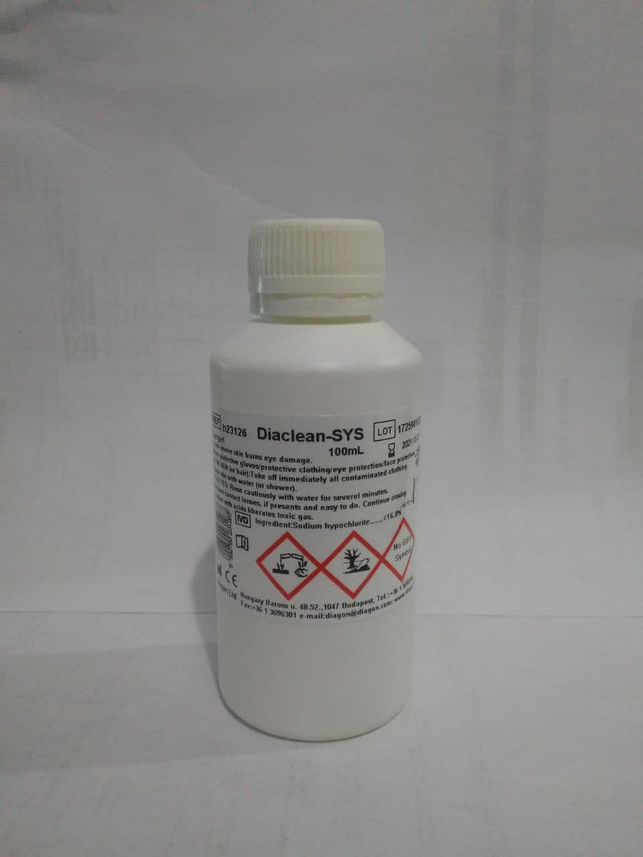 Diaclean-SYS Limpiador concentrado para analizador KX-21 XP300 EH8300 HA300 DCELL-360 0.1 lts H23126