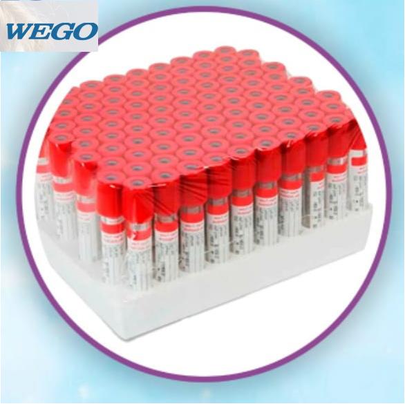 Tubo de extracción de Sangre Rojo 6ml Corrugado 1200 Tubos GP1310007