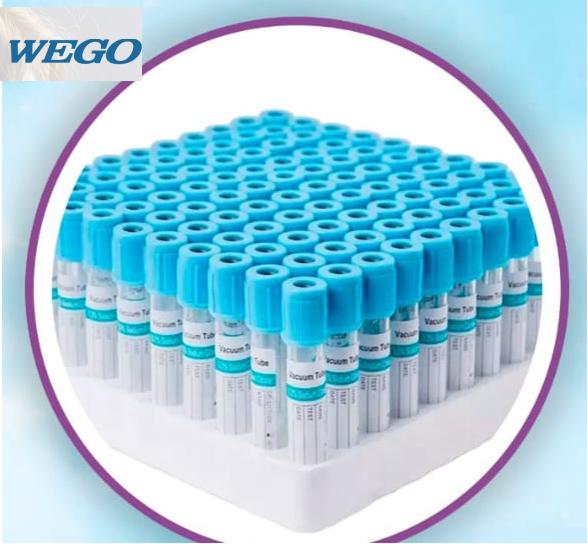 Tubo de extracción de Sangre Azul 2.7 ml Corrugado 1800 Tubos GN1307527