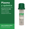 Microtubo Verde Heparina de Sodio 0.5mL Muestra Capilar