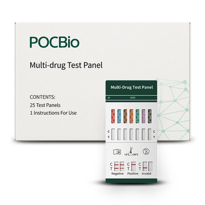 Panel Multidroga 3x1 COC-MET-THC C/25 Pbs Prueba Rápida PocBio DUP-03-B