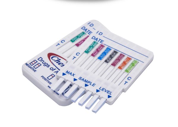 Panel de Drogas 9x1 COC-THC-MET-AMP-MTD-PCP-OPI-BAR-BZO C/25 Pz CHEM Orina CH09001