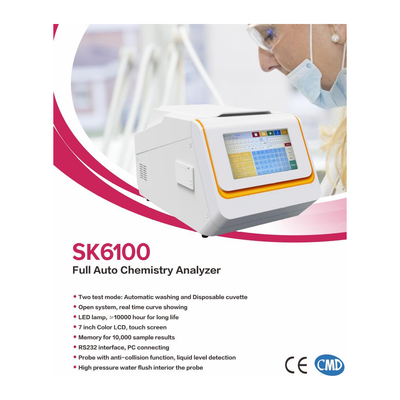 Analizador de Química Clínica Semiautomático SK-6100 (Tecnología LED)