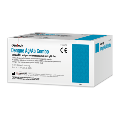 Dengue Ag/Ab Combo C/10 Pbs Prueba Rápida GenBody GB01D-AG/AB