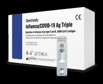Influenza/Covid-19 Ag Triple C/25 Pbs Prueba Rápida GenBody GB01N/CO