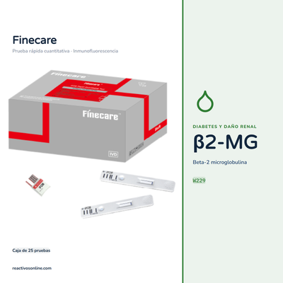 Beta-2-Microglobulina (B2-MG) Finecare™ C/25 Pruebas W229
