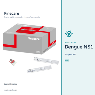 Dengue NS1 Finecare™ C/25 Pruebas W282