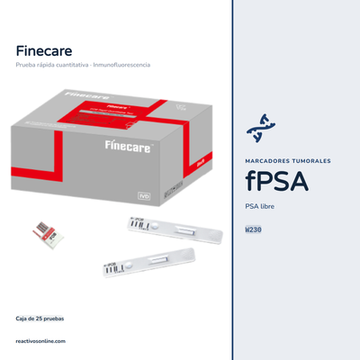 PSA Libre (fPSA) Finecare™ C/25 Pruebas W230