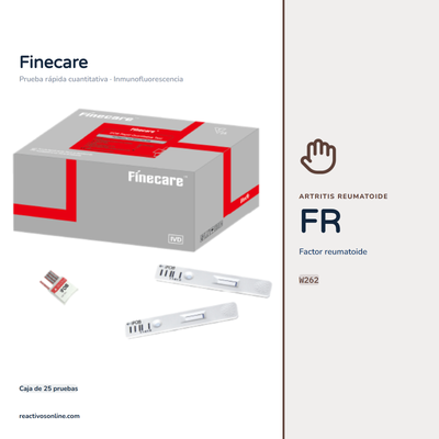 Factor Reumatoide (RF) Finecare™ C/25 Pruebas W262