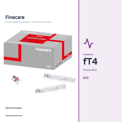 T4 Libre (fT4) Finecare™ C/25 Pruebas W259