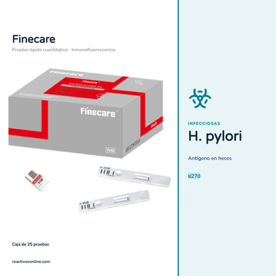 H. pylori Ag Finecare™ C/25 Pruebas W270