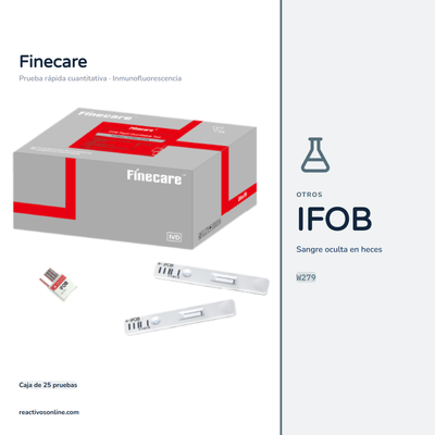 Sangre Oculta en Heces (IFOB) Finecare™ C/25 Pruebas W279