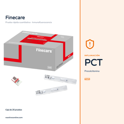 Procalcitonina (PCT) Finecare™ C/25 Pruebas W210