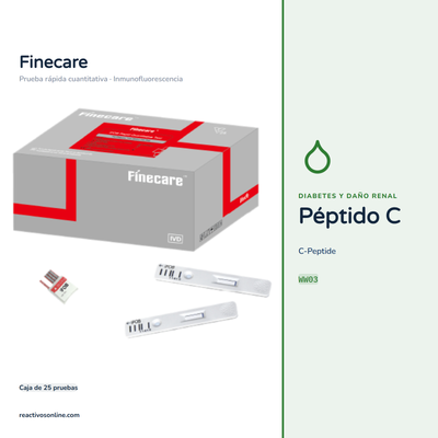 Péptido C (C-Peptide) Finecare™ C/25 Pruebas WW03