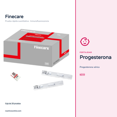 Progesterona Finecare™ C/25 Pruebas W233
