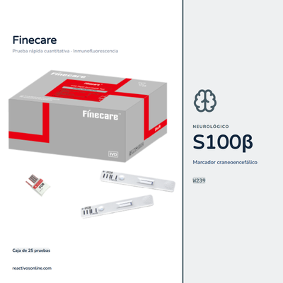 S100β Marcador Craneoencefálico Finecare™ C/25 Pruebas W239