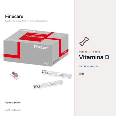 Vitamina D (25-OH) Finecare™ C/25 Pruebas W241
