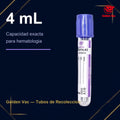 Tubo de Extracción de Sangre Lila 4ml EDTA K2 c/100 GD040EK2