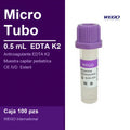 Micro Tubo de extracción de Sangre Con EDTA 0.5ml mtlig01