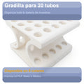 Gradilla para 20 Tubos Impresa en PLA  G00320