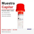 Micro Tubo Rojo de extracción de Sangre Con 0.5ml mtrog01