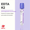Tubo de Extracción de Sangre Lila 4ml EDTA K2 c/100 GD040EK2