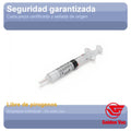 Jeringa 5 mL C/100 Pz 22G x 32mm Negra 1215454512