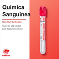 Tubo de Extracción de Sangre Rojo 6ml Sin Aditivo c/100 GD060CA