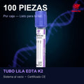 Tubo de Extracción de Sangre Lila 4ml EDTA K2 c/100 GD040EK2