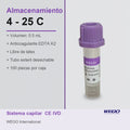 Micro Tubo de extracción de Sangre Con EDTA 0.5ml mtlig01