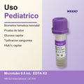 Micro Tubo de extracción de Sangre Con EDTA 0.5ml mtlig01