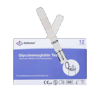 GluCoA1c Kit De Prueba De Glicohemoglobina Caja C 12pbas BHA1CP02