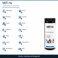 Tiras Reactivas Uroanalisis Veterinario 14 Parametro C 100 Vet14