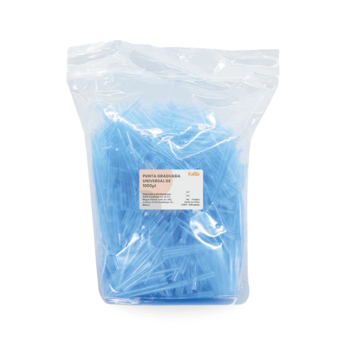 Puntas Azules Universales para Micropipeta 1000 uL C/100 Pz PT10001L