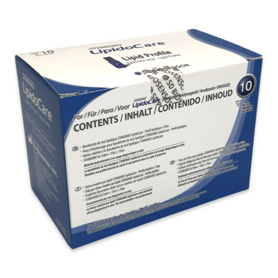 Tiras Reactivas para Perfil Lipídico LipidoCare C/25 Tiras ST13003