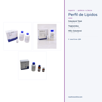 Paquete Perfil de Lípidos — Reactivos QCA